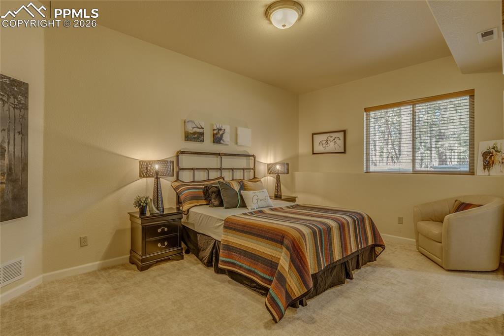 Large basement bedroom.