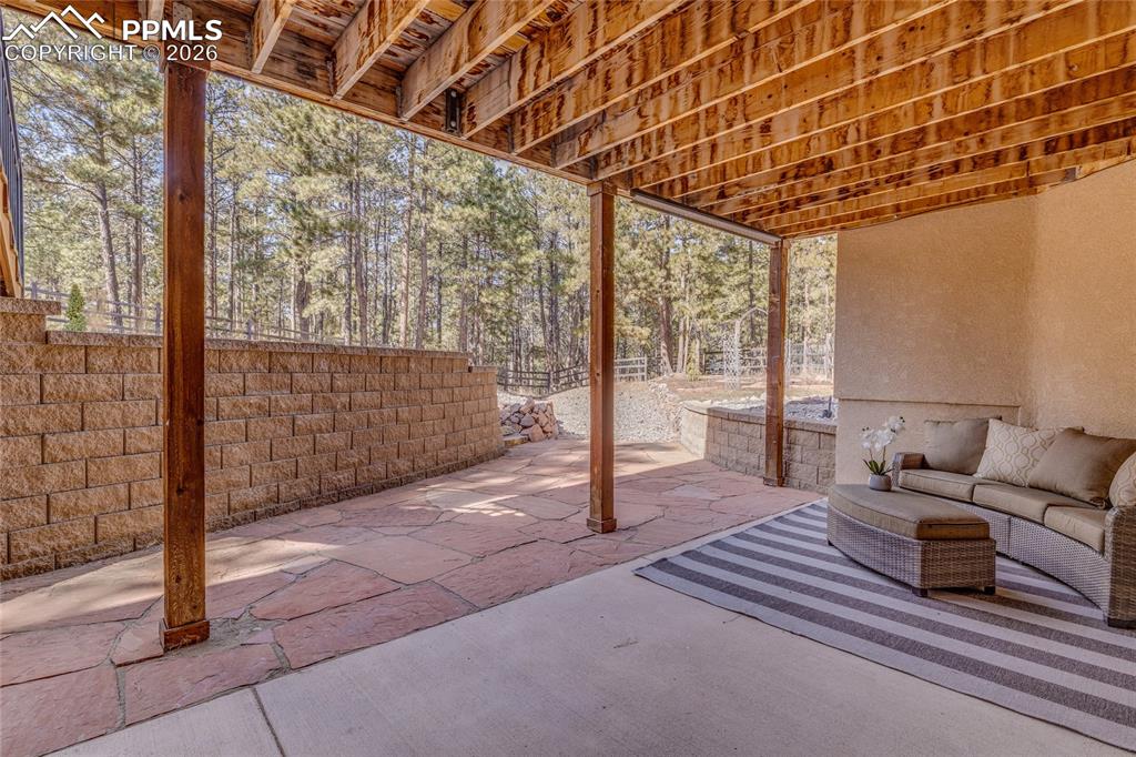 Large basement patio off the walk-out. Great landscaping that is complete for you.