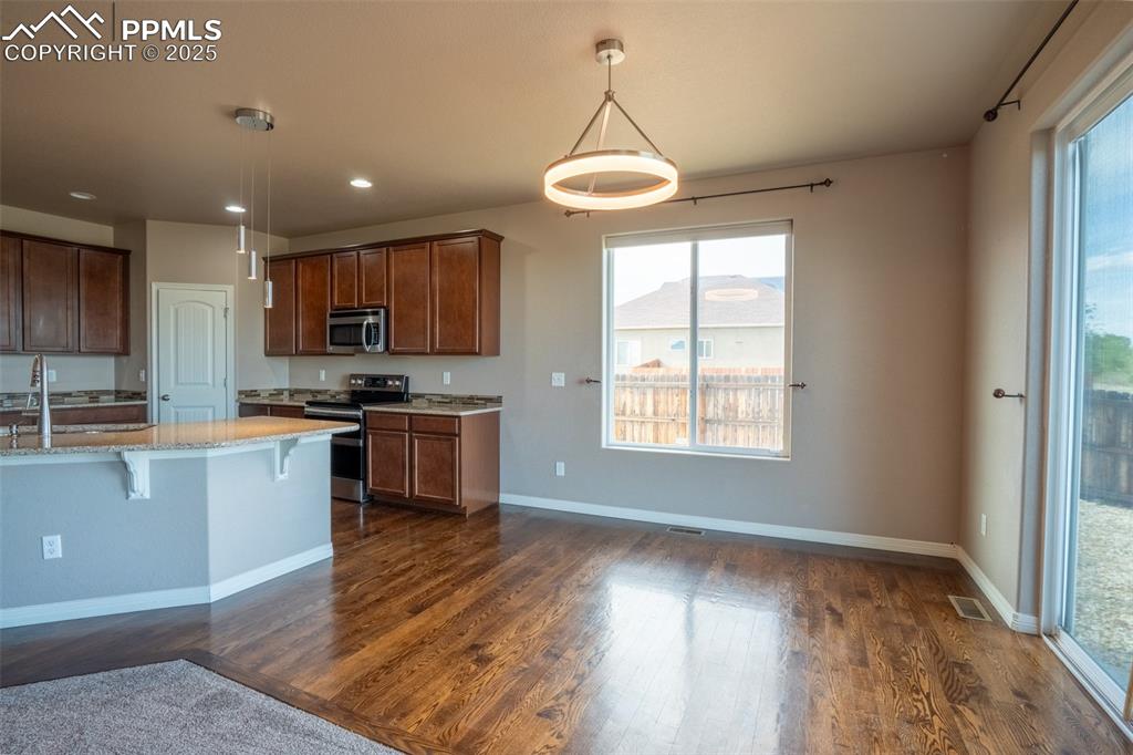 Kitchen/dining room/living room (main floor)