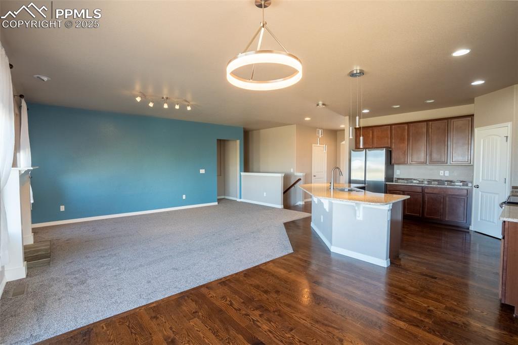 Kitchen/dining room/living room (main floor)