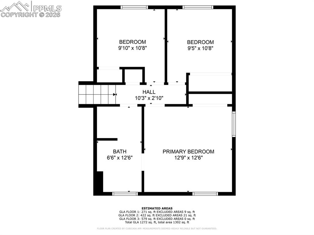 Upper Level Floor Plan