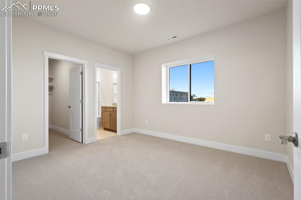 Basement bedroom with attached bath 2