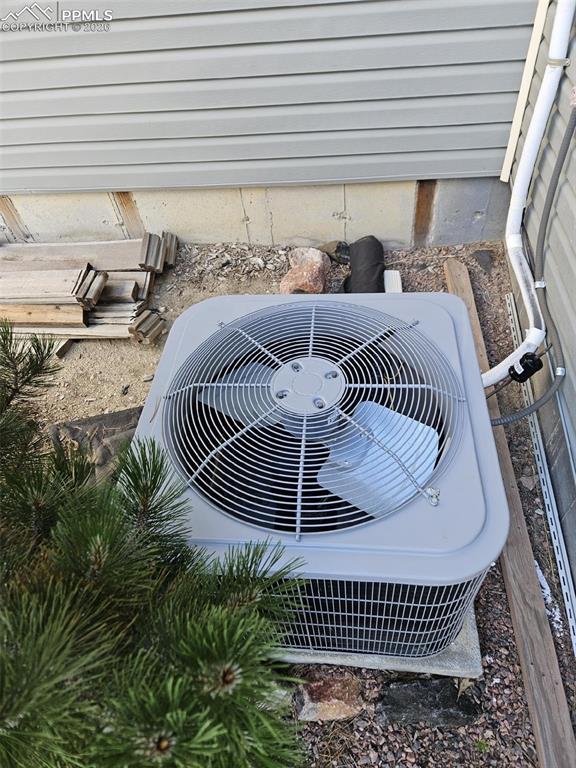 Exterior view of a cooling unit