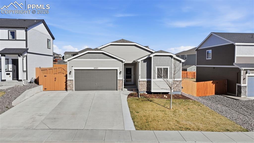 Driveway parking for three vehicles