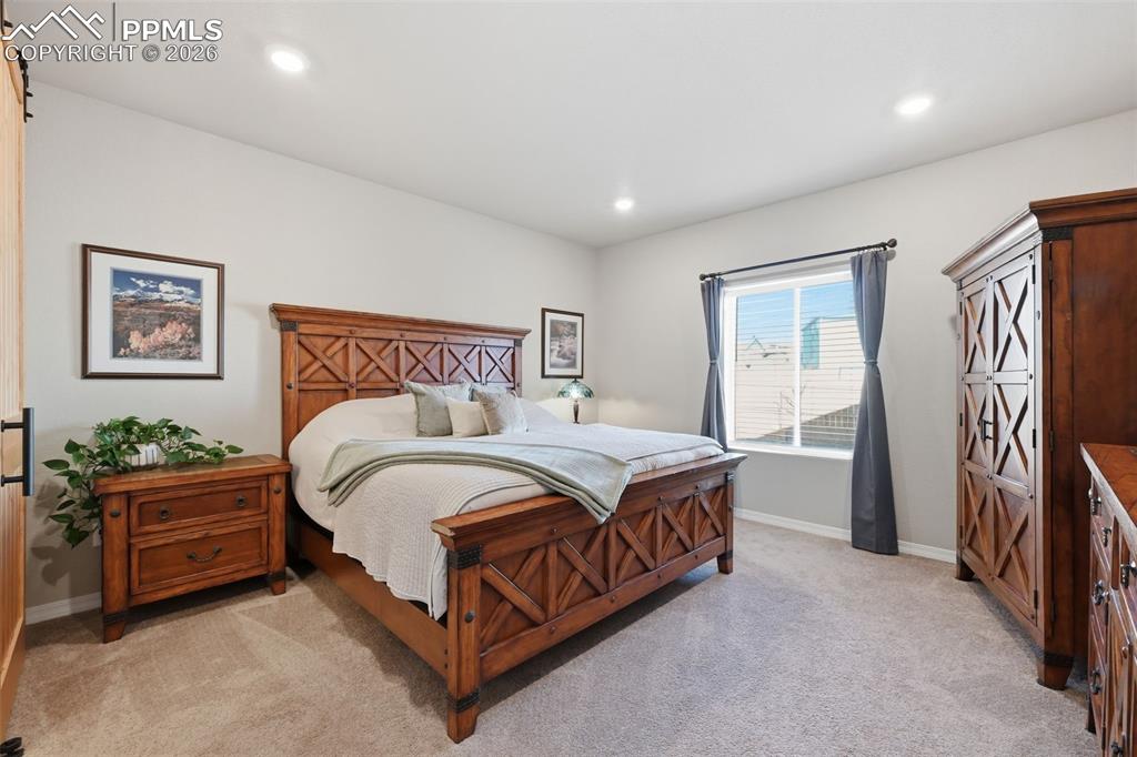 Roomy Primary bedroom