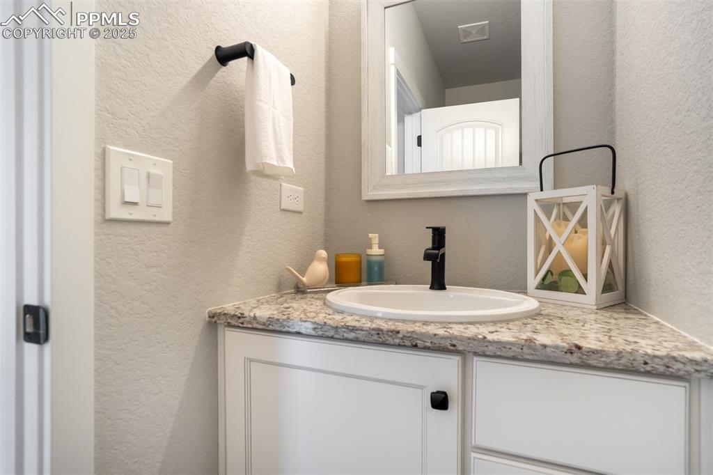 Half bathroom on main level