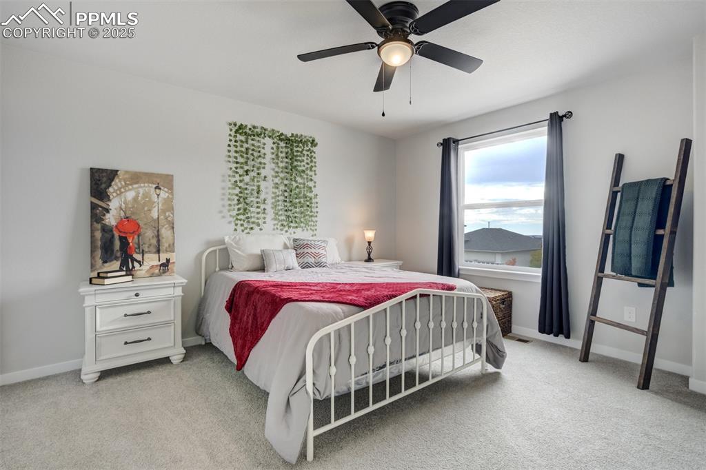 Third bedroom on the upper level