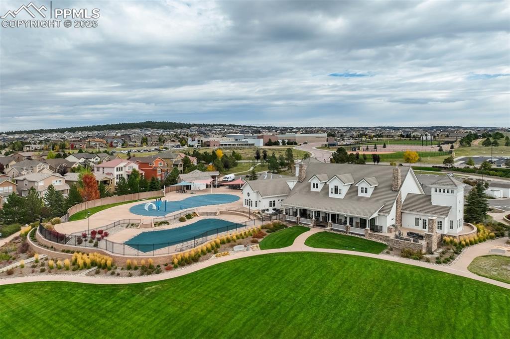 Community center and outdoor pools