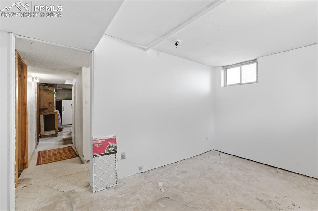 View of basement