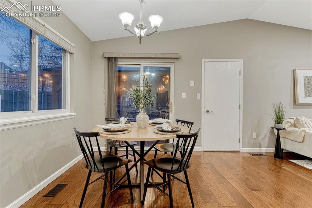 Expand the dining from inside to out