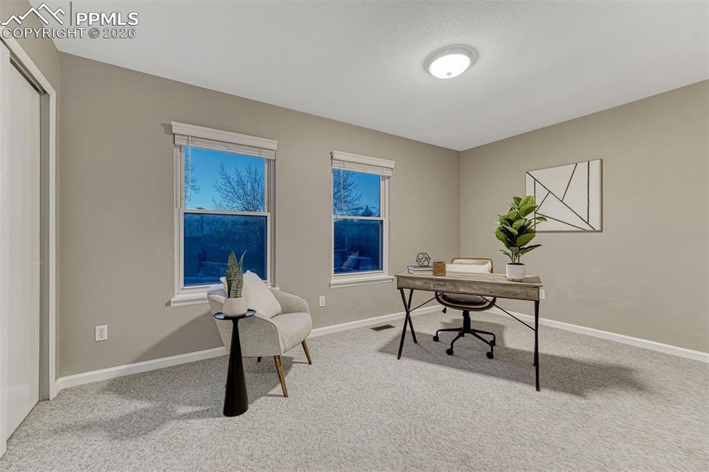 ..a work from home office plus mountain views