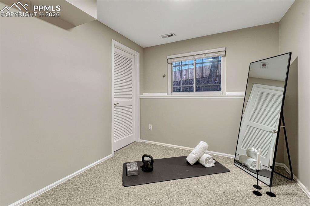 Garden level, non conforming 5th bedroom