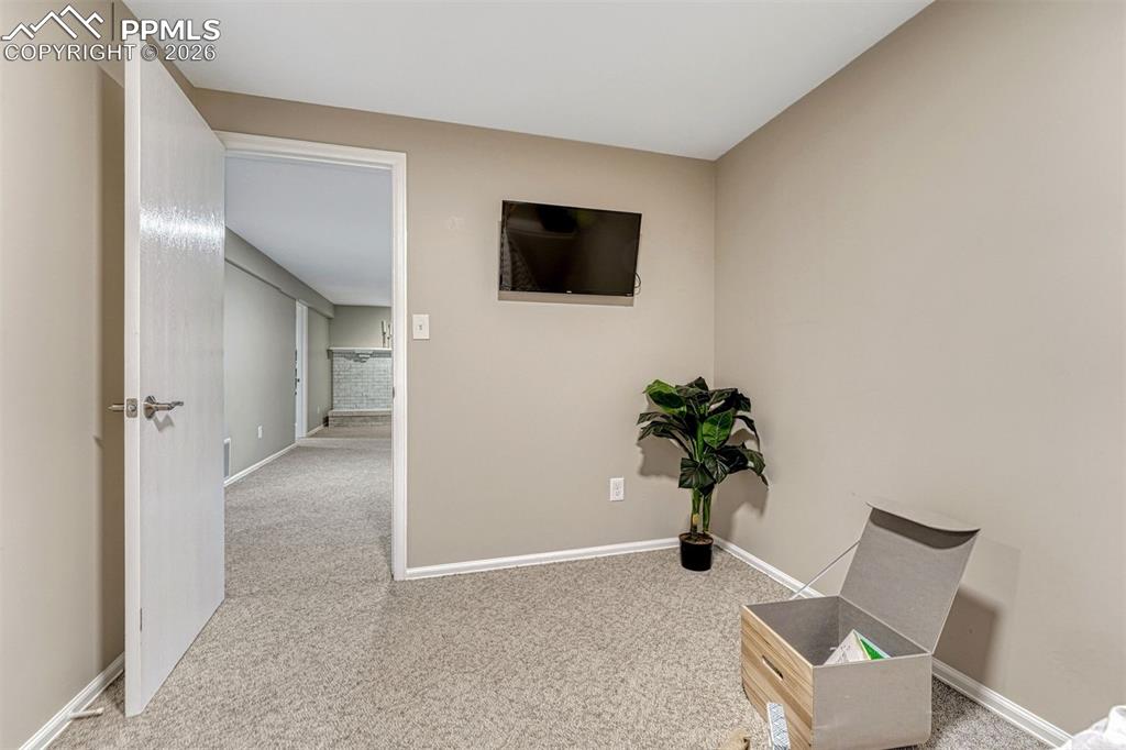 TV and wall mount included in 2 of 3 basement bedrooms