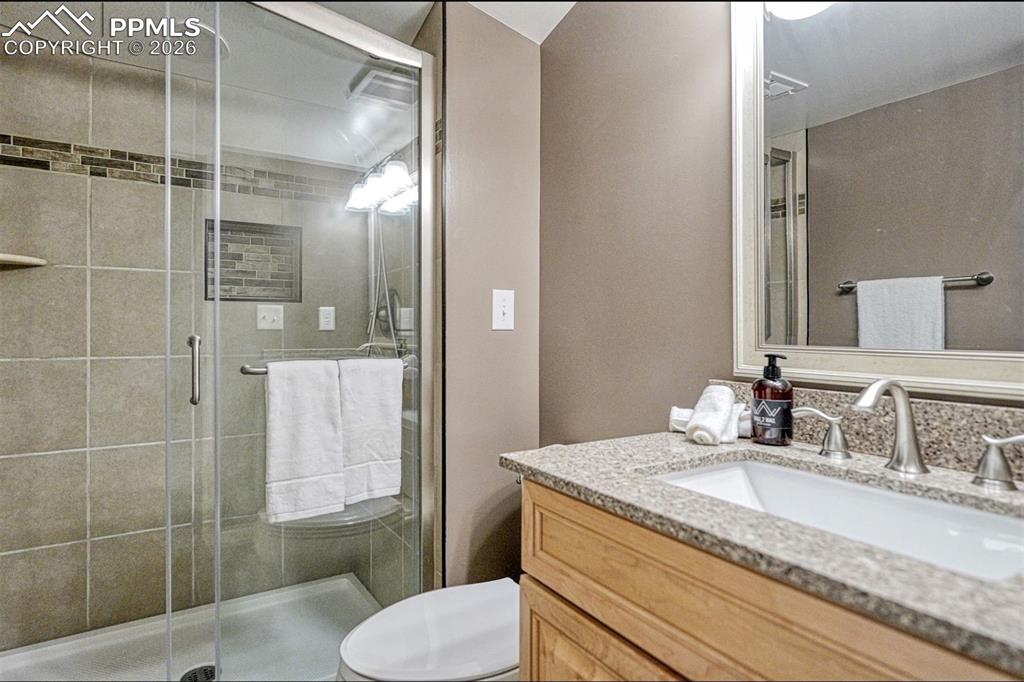 Beautifully updated main level bathroom