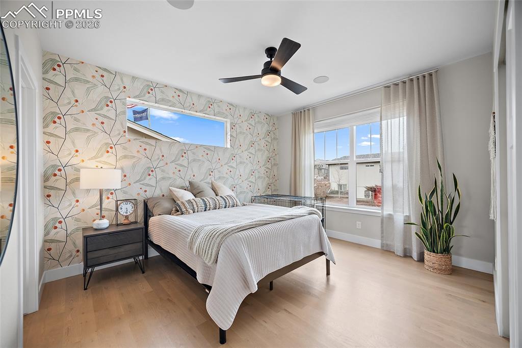 Main level Front bedroom with adjoining bath
