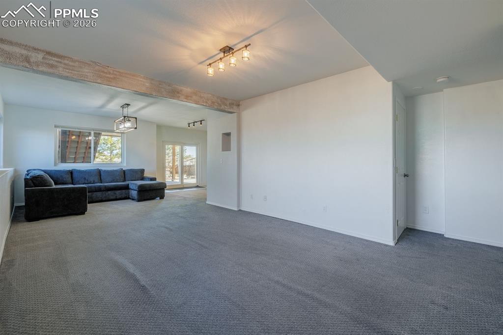 Family Room in Basement