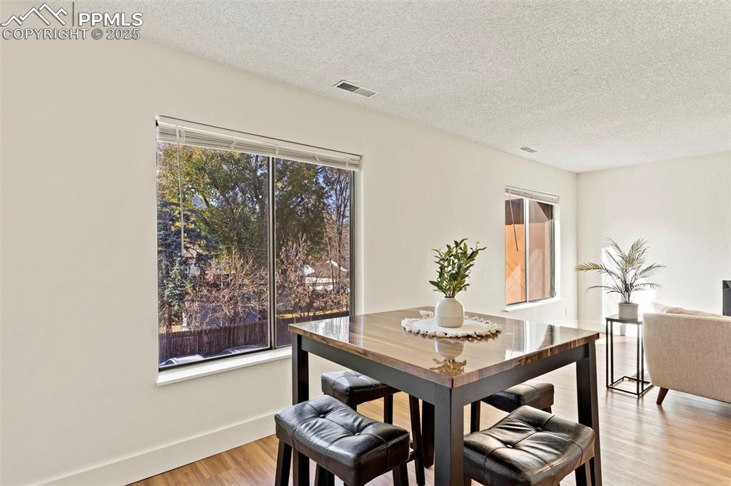 Window coverings and most furniture included