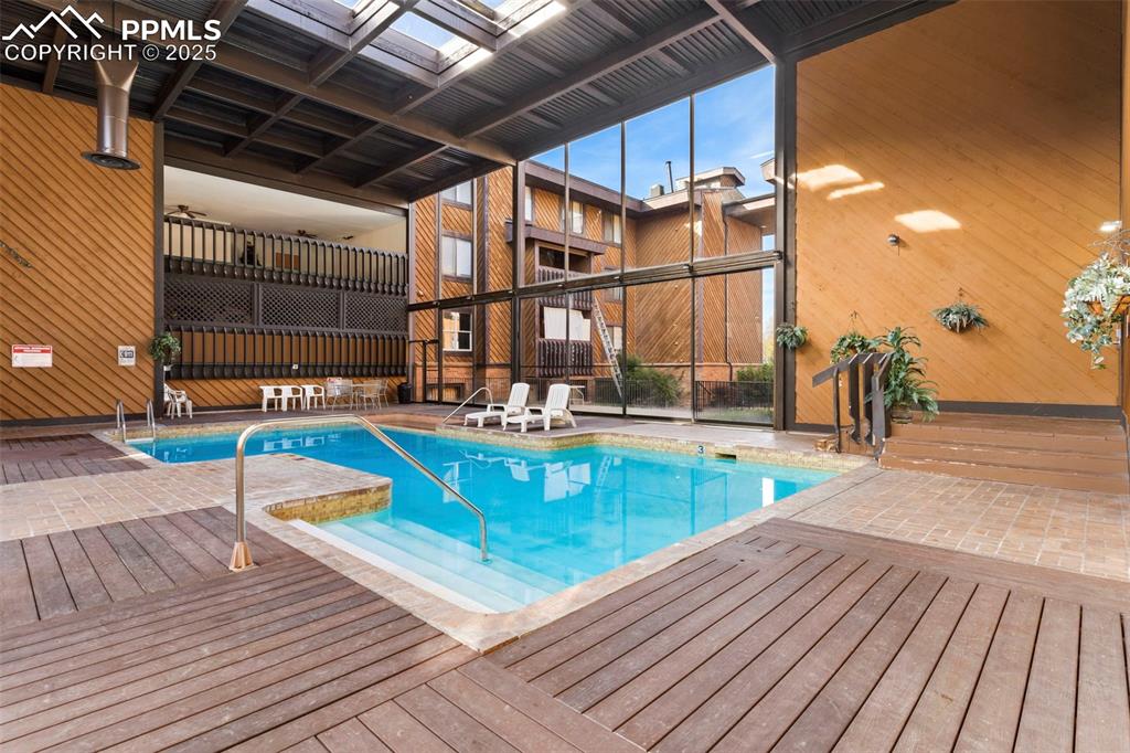 Year-round community swimming pool 