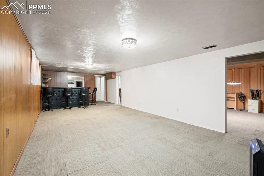 basement family room