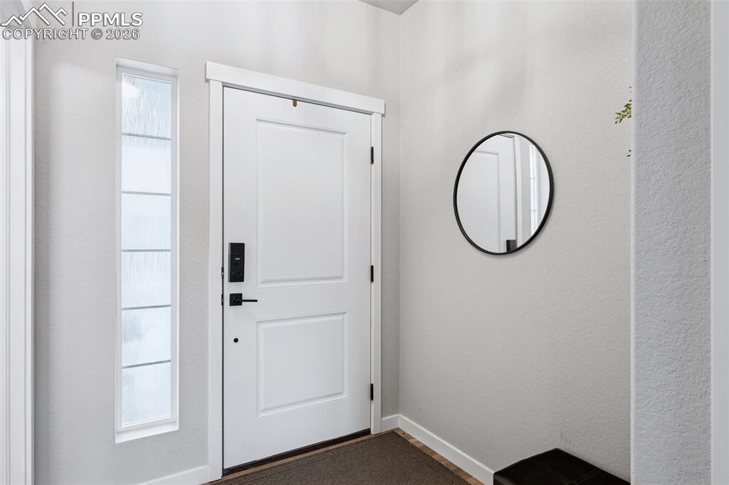 Covered Entry opens to Welcoming Foyer