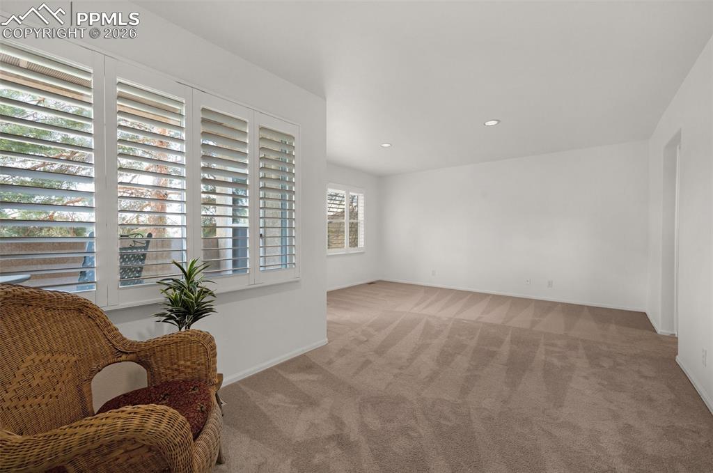 Sitting Room within main level Primary Bedroom