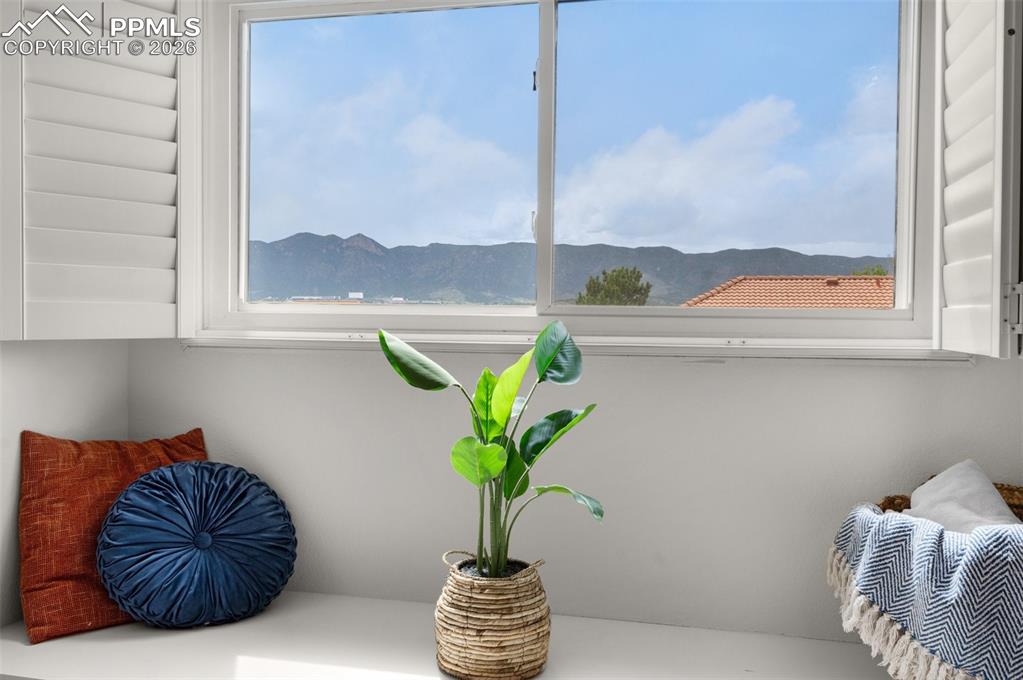 Upper Level Primary Bedroom with Mountain View