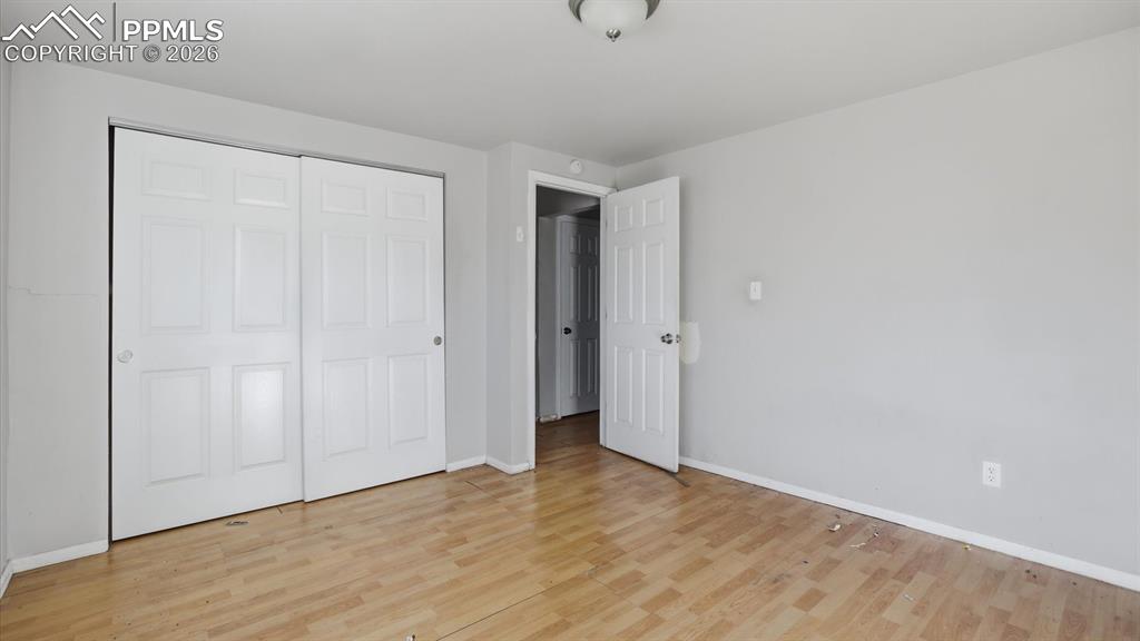 Closet in lower level Bedroom #3.
