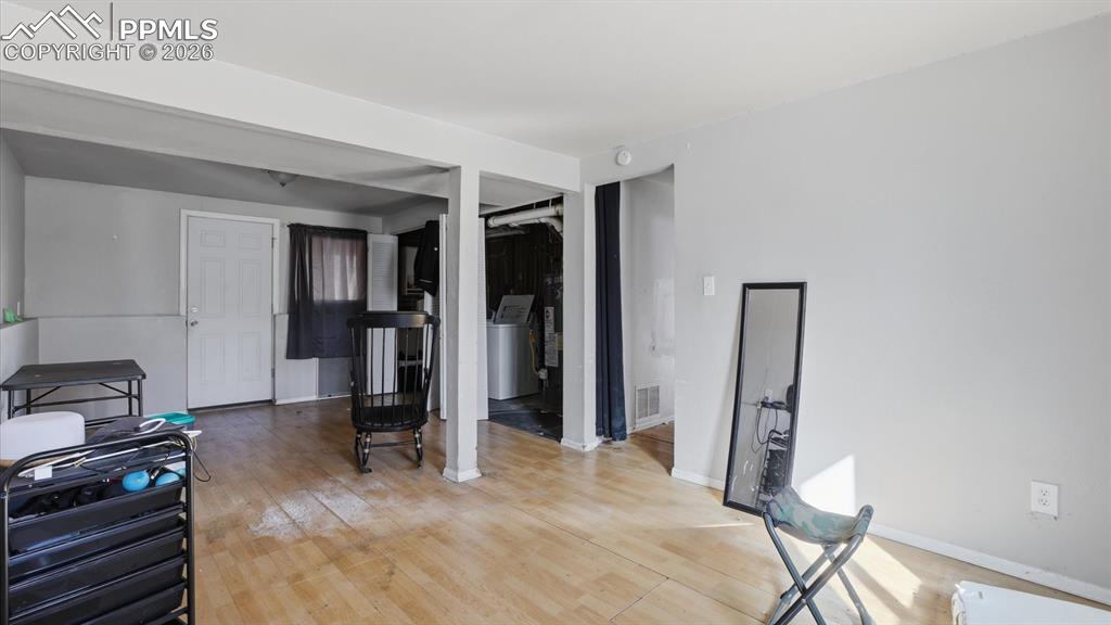 Lower Level Family Room ideal for a media space, game room, or second living area. 