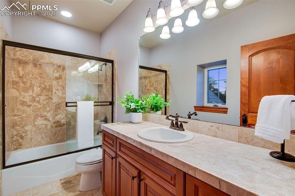 One of the ensuite bathrooms on the second level