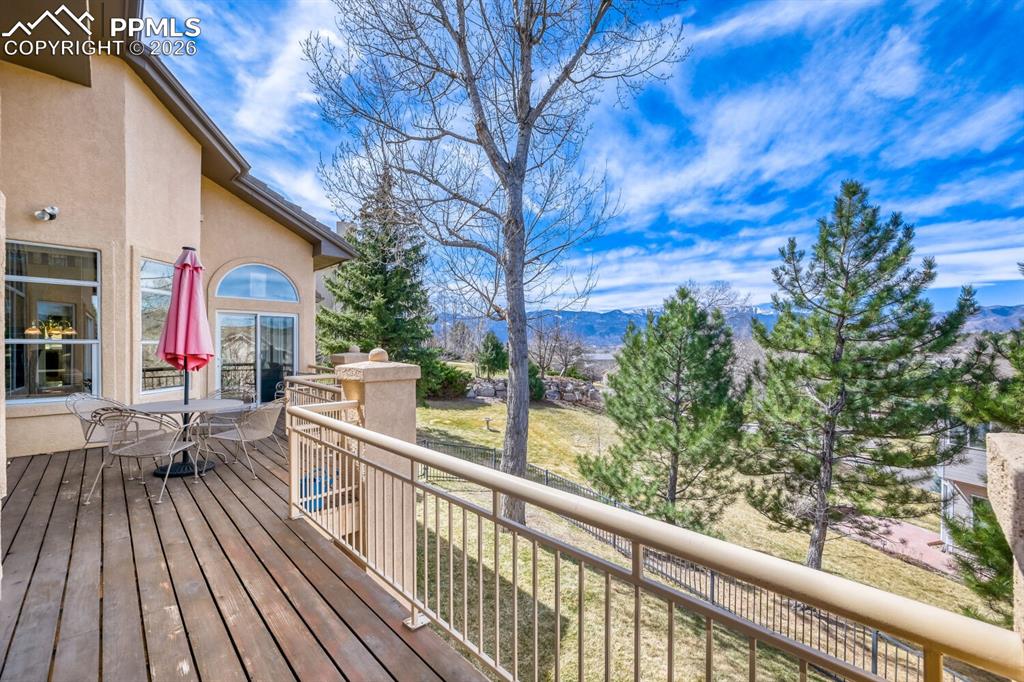 Freshly stained after the photo was taken.