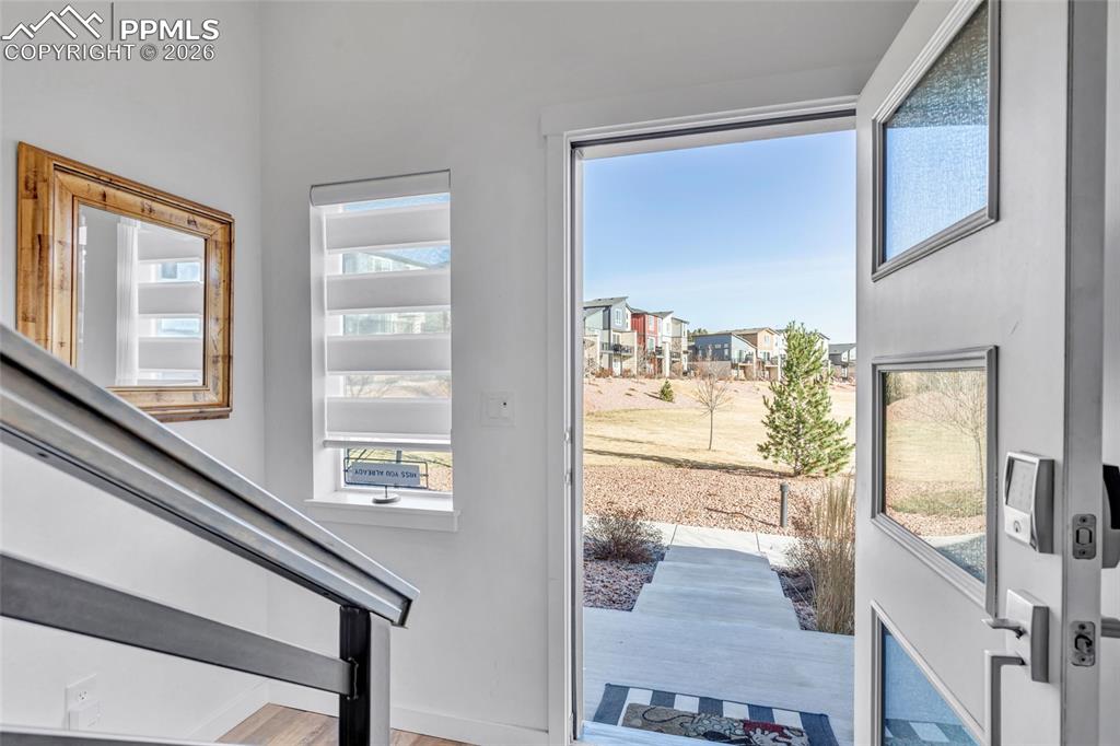 View of community area from front door