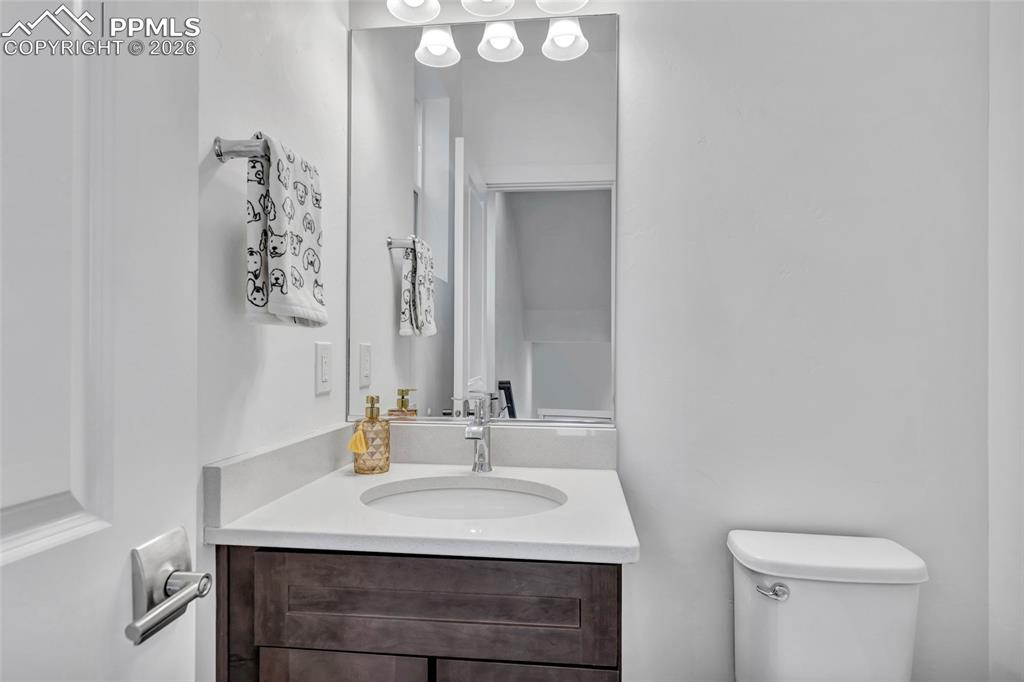 Main level bath - LVP flooring