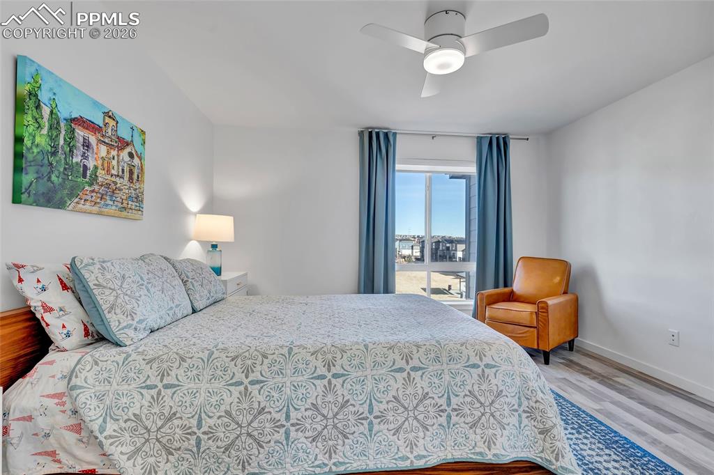 Master bedroom - LVP flooring, ensuite bathrooms, walk in closet