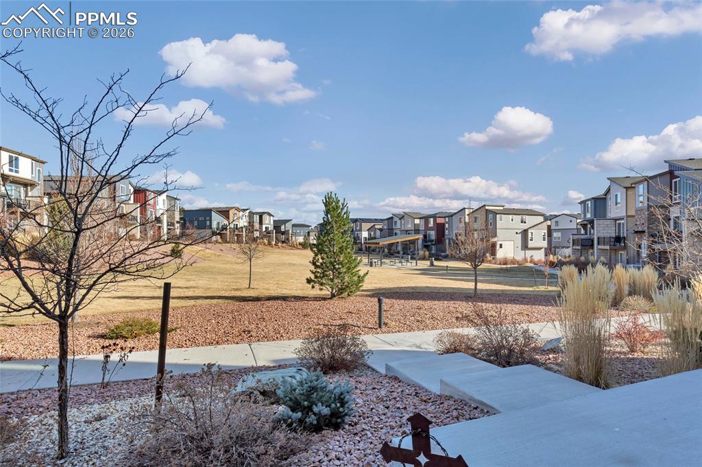View of community area from front door
