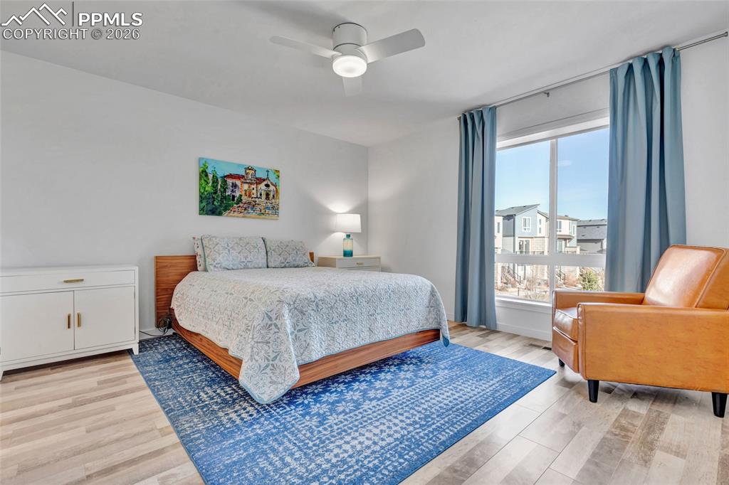 Master bedroom - LVP flooring, ensuite bathrooms, walk in closet