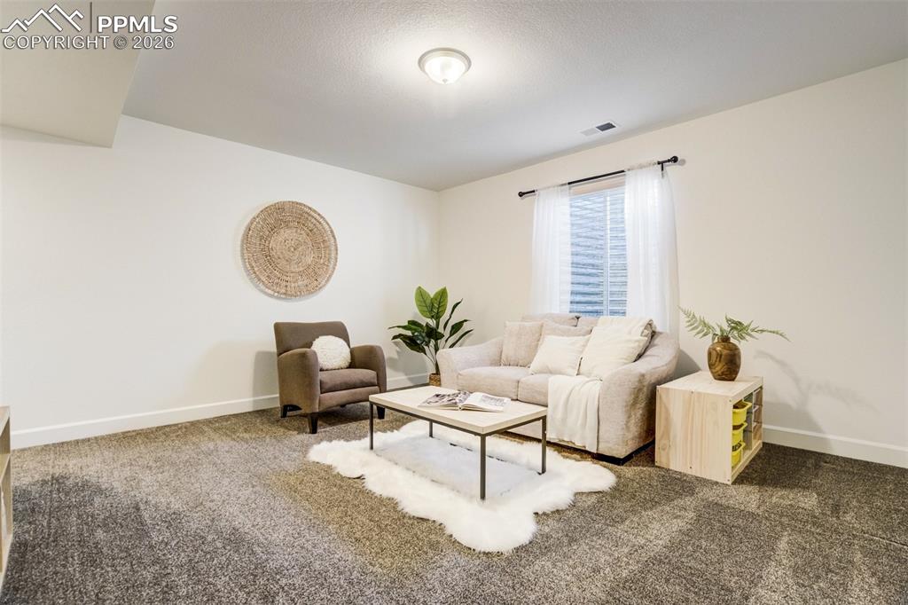 Great natural light even in the basement.  