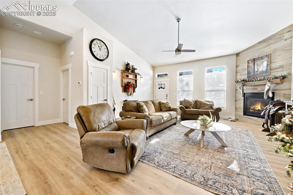 Cozy Fireplace, Multiple Windows for Natrual Light