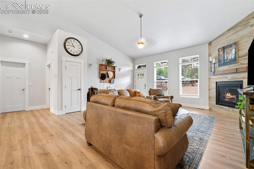 Front Entry Living Room Area