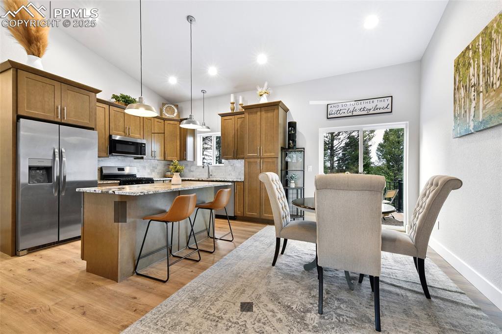 Kitchen and Dining Area