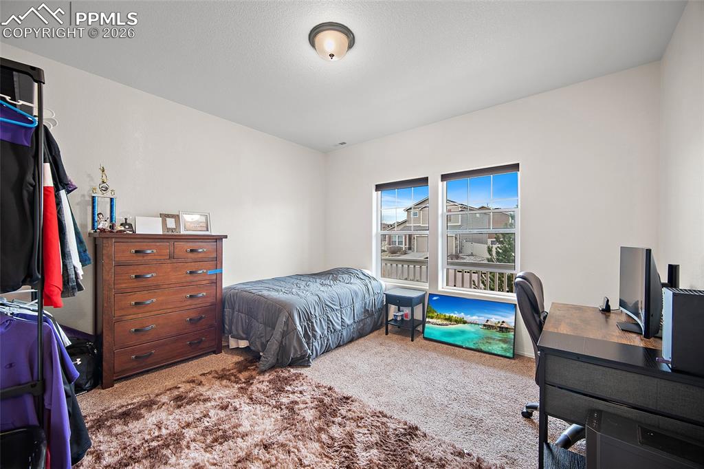 Main level Office being used as a bedroom. 