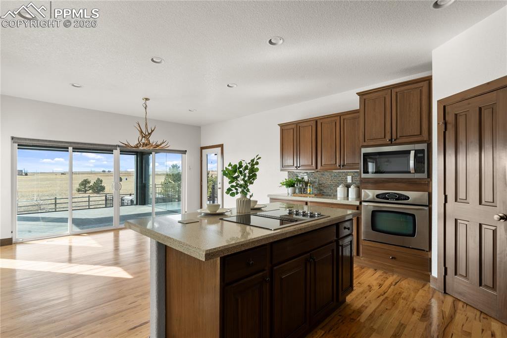 You can open the sliders and experience the 4 seasons addition to your home with heaters, sliding glass panels, and electronic shades