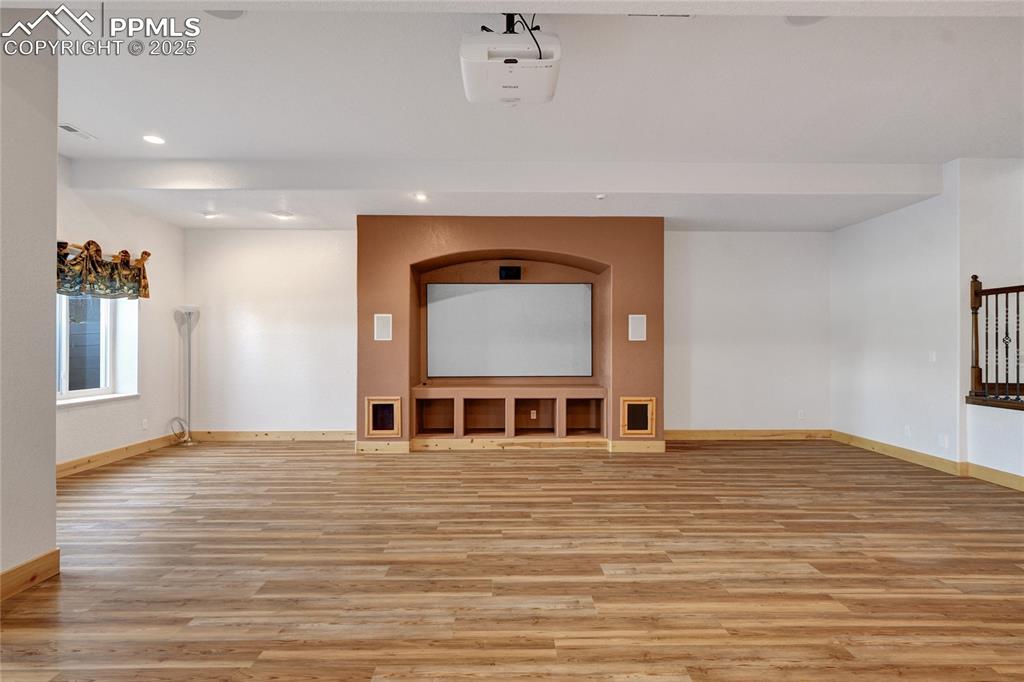 Amazing and expansive space to watch tv.