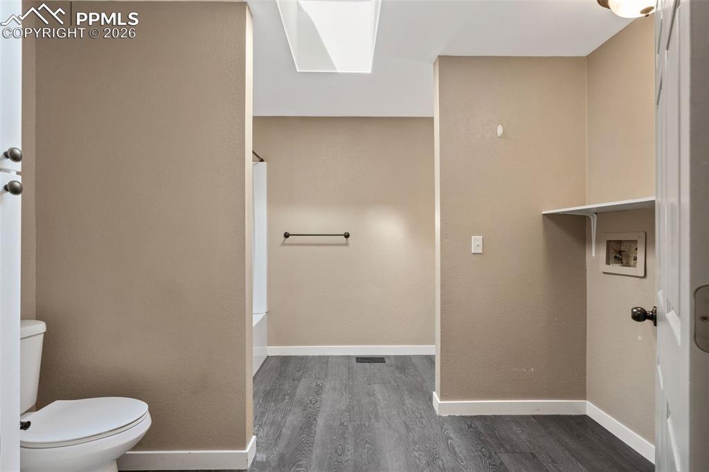 Bathroom with Laundry