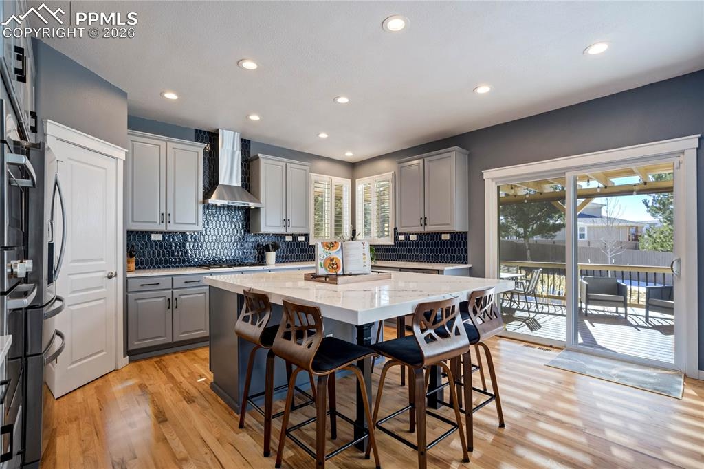 Designer gourmet kitchen with everything you'll need!