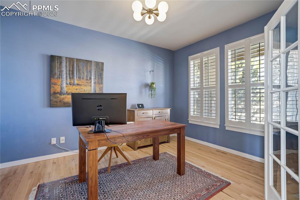 Great natural light in the office space.