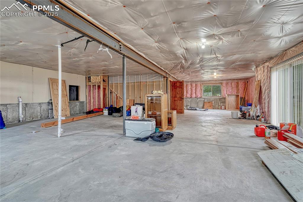 View of basement