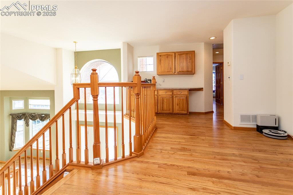 Lofts overlooks the entrance foyer