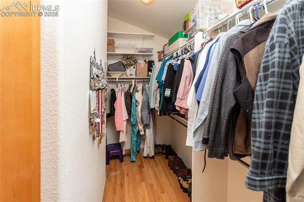 Primary walk-in closet