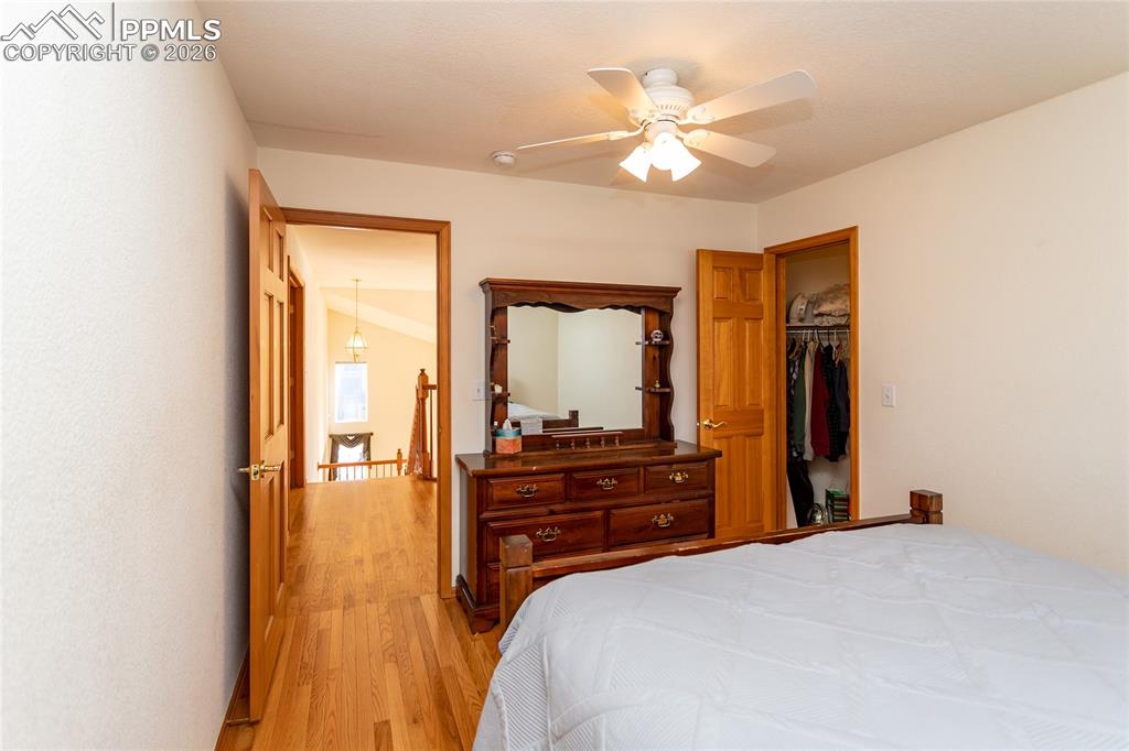 Second bedroom with walk-in closet