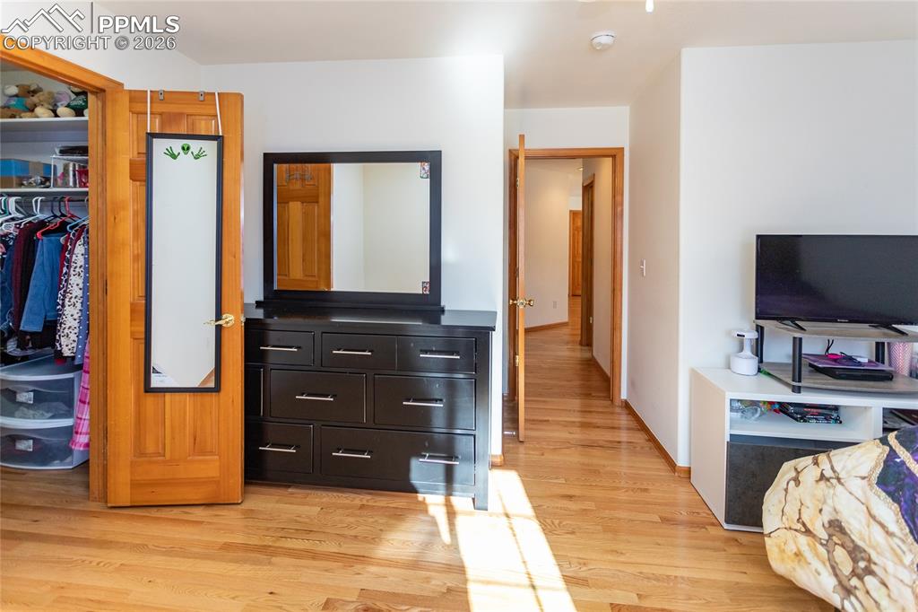Fourth bedroom with walk-in closet